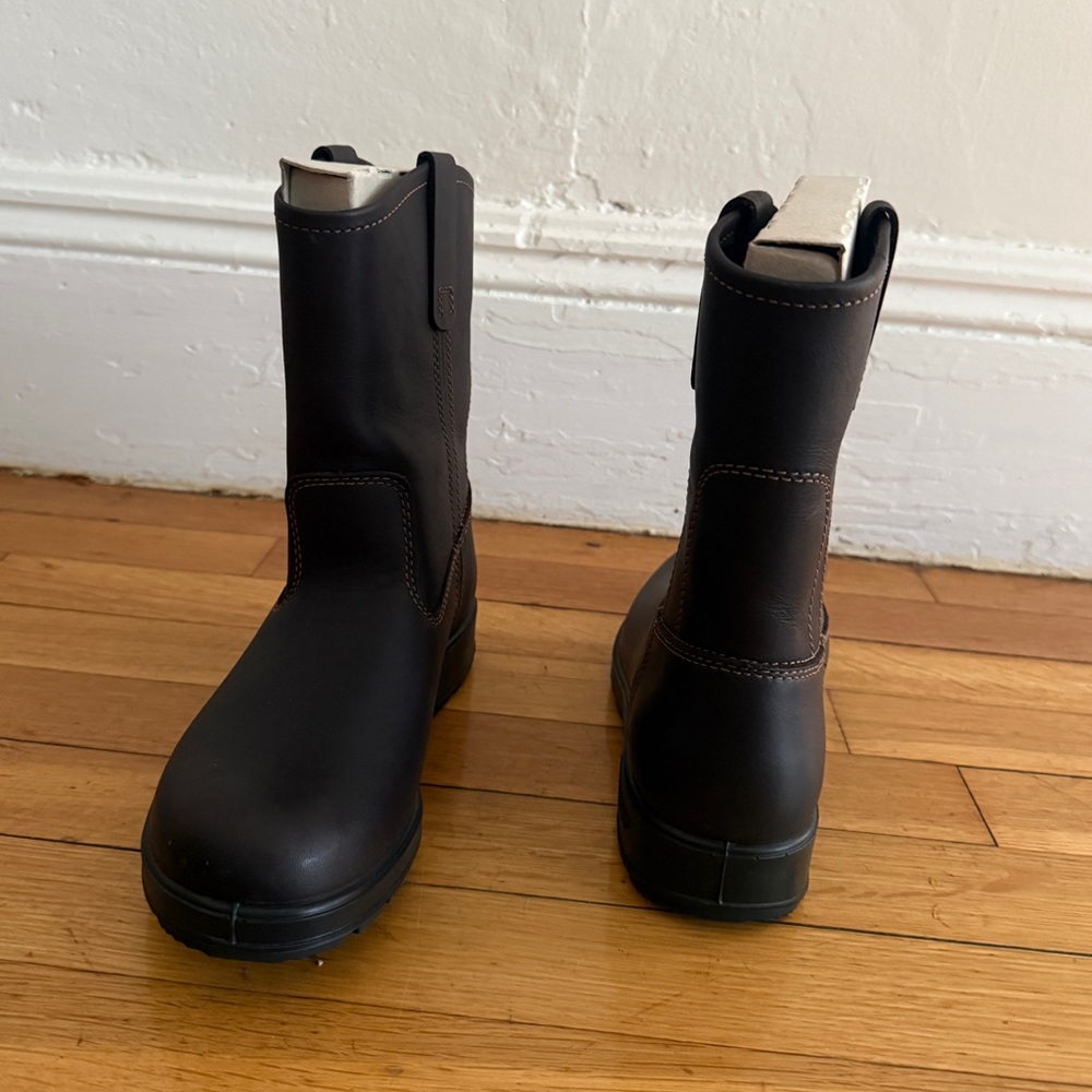 Blundstone Originals Rigger Boot 2528, Dark Brown Leather Boot, size US Womens 7 - Picture 9 of 12